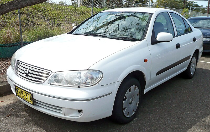 File:2003 Nissan Pulsar (N16 S2) ST sedan (2009-11-12) 01.jpg