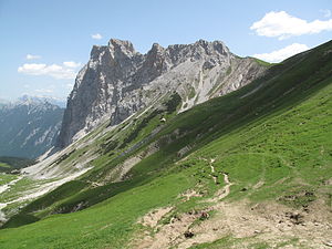 Summit from the northwest