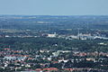 Blick vom Olympiaturm über München.