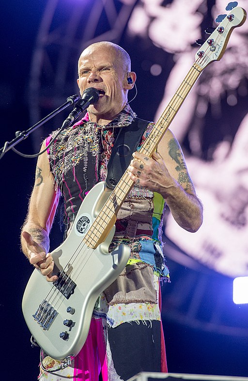 2016 Red Hot Chili Peppers - Michael Flea Balzary (cropped)