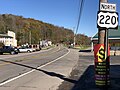 File:2021-10-19 11 14 10 View north along U.S. Route 220 (German Street) just north of Pennsylvania State Route 87 (Main Street) in Dushore, Sullivan County, Pennsylvania.jpg