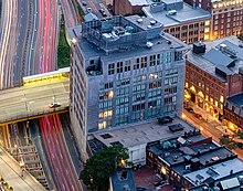 The building viewed from above 360 Newbury Street viewed from Prudential Tower, July 2015.jpg