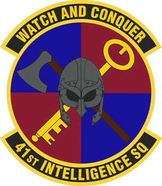 <span class="mw-page-title-main">41st Intelligence Squadron</span> US Air Force unit