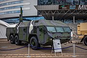 English: 9S555 MB mobile combat command centre. 10th international exhibition of arms and military machinery Milex-2021 (23-26 June 2021). Minsk, Belarus Русский: Пункт боевого управления 9С555 МБ. 10-я международная выставка вооружения и военной техники Milex-2021 (23-26 июня 2021). Минск, Беларусь