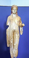 Афінська кора, бл. 500-490 до н. е., Афіни, Музей Акрополя.