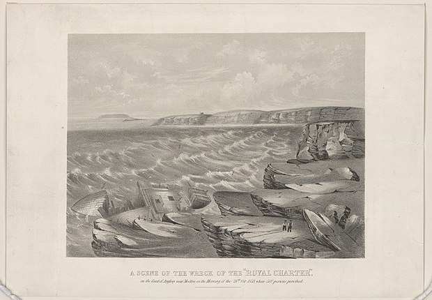 Scene of the shipwreck