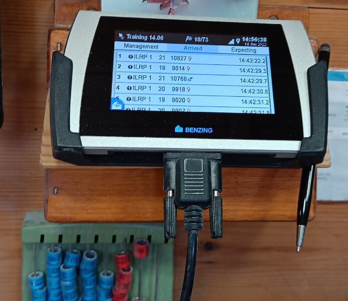 File:A system that displays the RFID tags data of pigeons returning from training.jpg