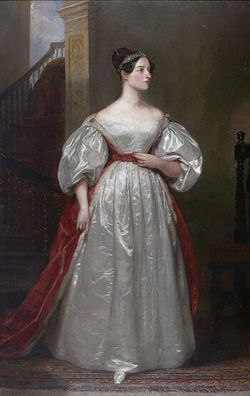 Margaret Sarah Carpenter, "Ada King, krahvinna Lovelace, matemaatik, lord Byroni tütar"