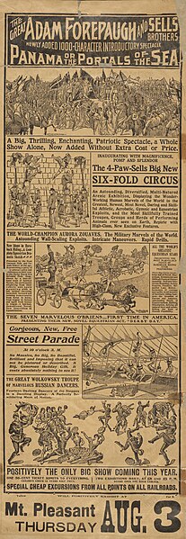 File:Adam Forepaugh and Sells Bros. Enormous Shows United planned appearance in Mt. Pleasant, Michigan, August 3, 1905 - DPLA - 566ef6c3c8c1718ba57f7ba5bb5d665f (page 2).jpg