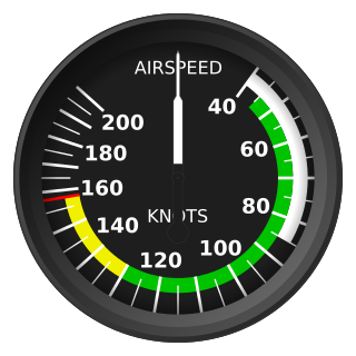 <span class="mw-page-title-main">Indicated airspeed</span> Displayed on the airspeed indicator on an aircraft