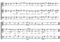 1835 : «Amazing Grace» as arranged in the en:Southern Harmony.