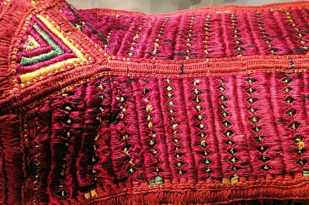 Example of weaving characteristic of Andean civilizations