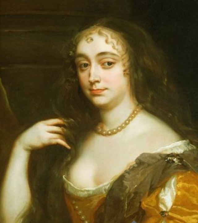 Anna Hydová na portrétu od Petra Lelyho(kolem roku 1662