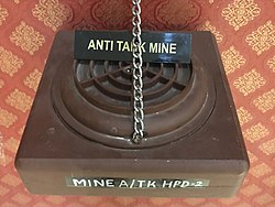 Anti-tank mine used by the Indian Army Anti Tank Mine.jpg