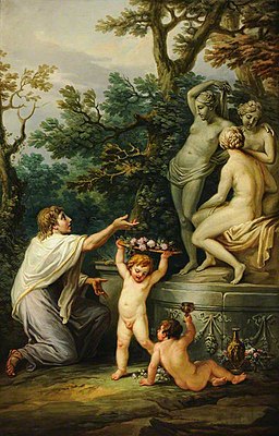 Antonio Zucchi - Anacreon Sacrificing to the Three Graces, 1770