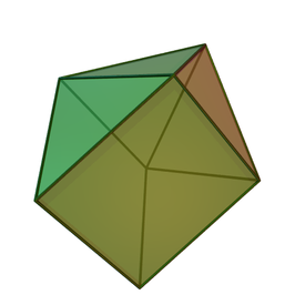 Verhoogd driehoekig prisma