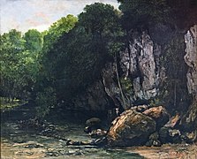 Gustave Courbet, "Le Ruisseau du puits noir", musée des Augustins de Toulouse