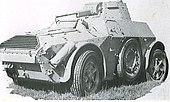 Autoblindo 41 (Abm 2), arka çeyrek görünüş