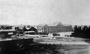 1900年时的弗雷德里西亚站第二代站房