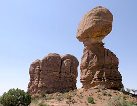 Balanced Rock from the side