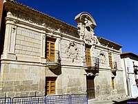 Fachada barroca del Palacio-Hospital de Santo Tomás