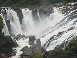 Shivanasamudra Falls Waterfalls on the Kaveri River in India