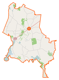 Mapa lokalizacyjna gminy Bargłów Kościelny