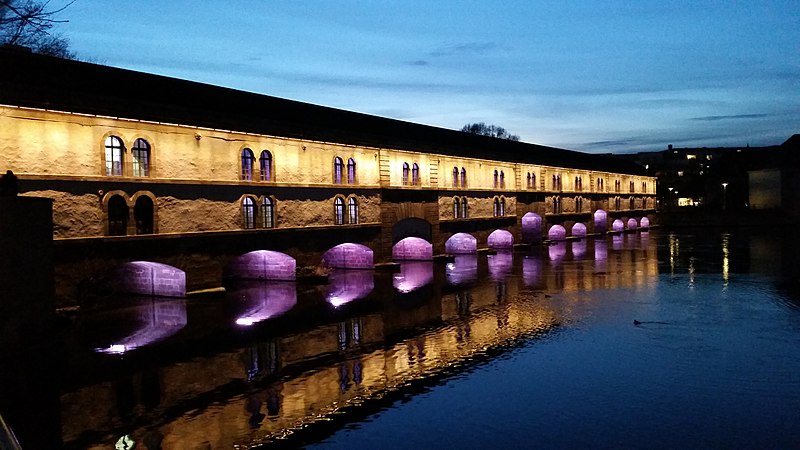 7 septembre — Barrage Vauban à Strasbourg Photo: AAline (CC-BY-SA-4.0)