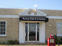 Bastrop Daily Enterprise newspaper office Bastrop Daily Enterprise newspaper, Bastrop, LA IMG 2821.JPG