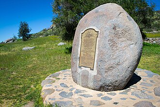 A plaque commemorates the Battle of San Pasqual Battle of San Pasqual.jpg