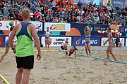 Deutsch: Beachhandball Europameisterschaften 2019 (Beach handball Euro); Tag 6: 7. Juli 2019 – Spiel um Platz Drei, Frauen, Kroatien-Niederlande 0:2 (14:23, 20:22) English: Beach handball Euro; Day 6: 7 July 2019 – Women's Bronze Medal Match – Croatia-Netherlands 0:2 (14:23, 20:22)