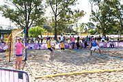 Deutsch: Beachhandball bei den Olympischen Jugendspielen 2018; Tag 3, 9. Oktober 2018; Jungs, Vorrunde, Gruppe B - Kroatien-Paraguay 2:0 English: Beach handball at the 2018 Summer Youth Olympics at 9 October 2018 – Boys Preliminary Round Group B‎ – Croatia-Paraguay 2:0