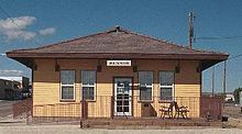 Replica of Benson Railroad Station