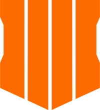 The insignia for Black Ops 4, which unconventionally features Roman numerals in a basic decimal pattern Black Ops 4 insignia.svg
