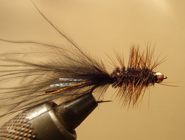 2QTY POPPING BUGGER Brown Fly Fishing Flies -  Canada