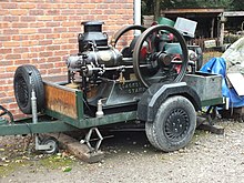 The Anson Engine Museum in Poynton, Cheshire collection. Blackstone oil engine Blackstone oil engine Anson 6092.JPG