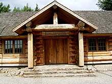 Rebild National Park log cabin Blokhusmuseet, Rebild National Park 03 ies.jpg