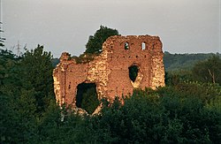 Adfeilion castell yn Bochotnica
