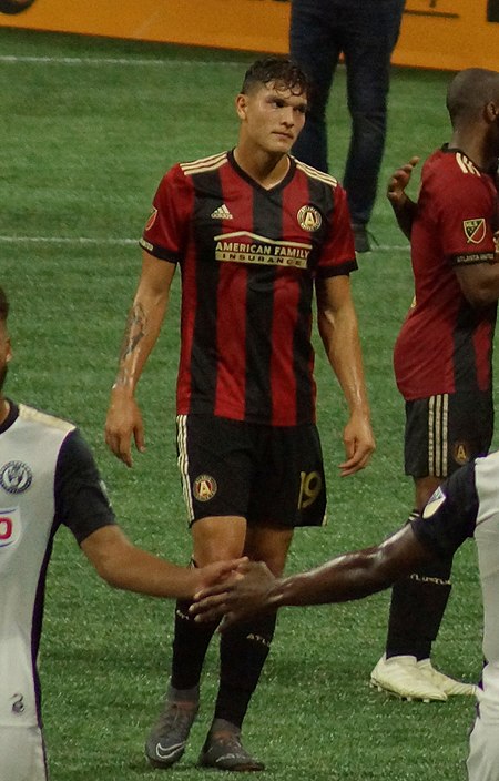 Brandon Vazquez after the Atlanta United game on June 2, 2018.jpg