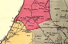 Area now known as Van Nest in 1868 BronxMap 1868.jpg