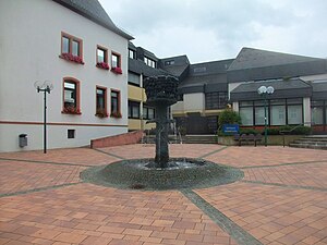 Brunnen am Rathaus Hermeskeil