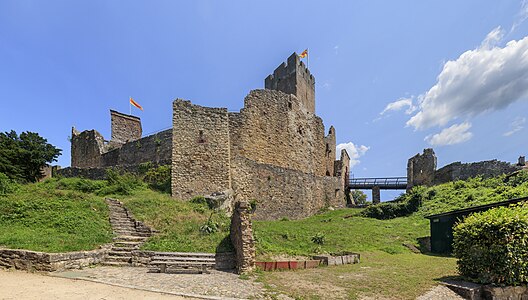 Upper bailey Rötteln Castle Lörrach Germany