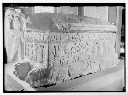 The Phoenician inscription on the sarcophagus of Ahiram is the earliest known example of the fully developed Phoenician alphabet. For some scholars, it represents the terminus post quem of the transmission of the alphabet to Europe.