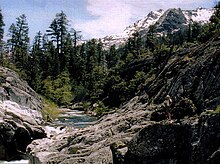 Rubicon river and upper cataract