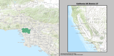 Distrito 37 del Congreso de los Estados Unidos de California (desde 2013) .tif