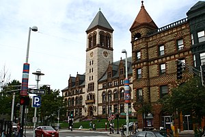 Das Rathaus in Cambridge