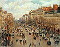 Boulevard Montmartre, sunny afternoon (Camille Pissarro, 1897)