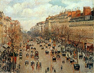 Règlement à lire et à méditer 309px-Camille_Pissarro_-_Boulevard_Montmartre_-_Eremitage