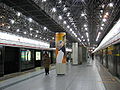 上海地鐵最初啟用時僅開通5個車站，圖為1993年5月28日啟用的漕寶路站1号线車站