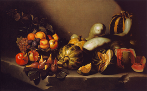 Still Life with Fruit by Caravaggio (1571-1610) Still life carvaggio.png